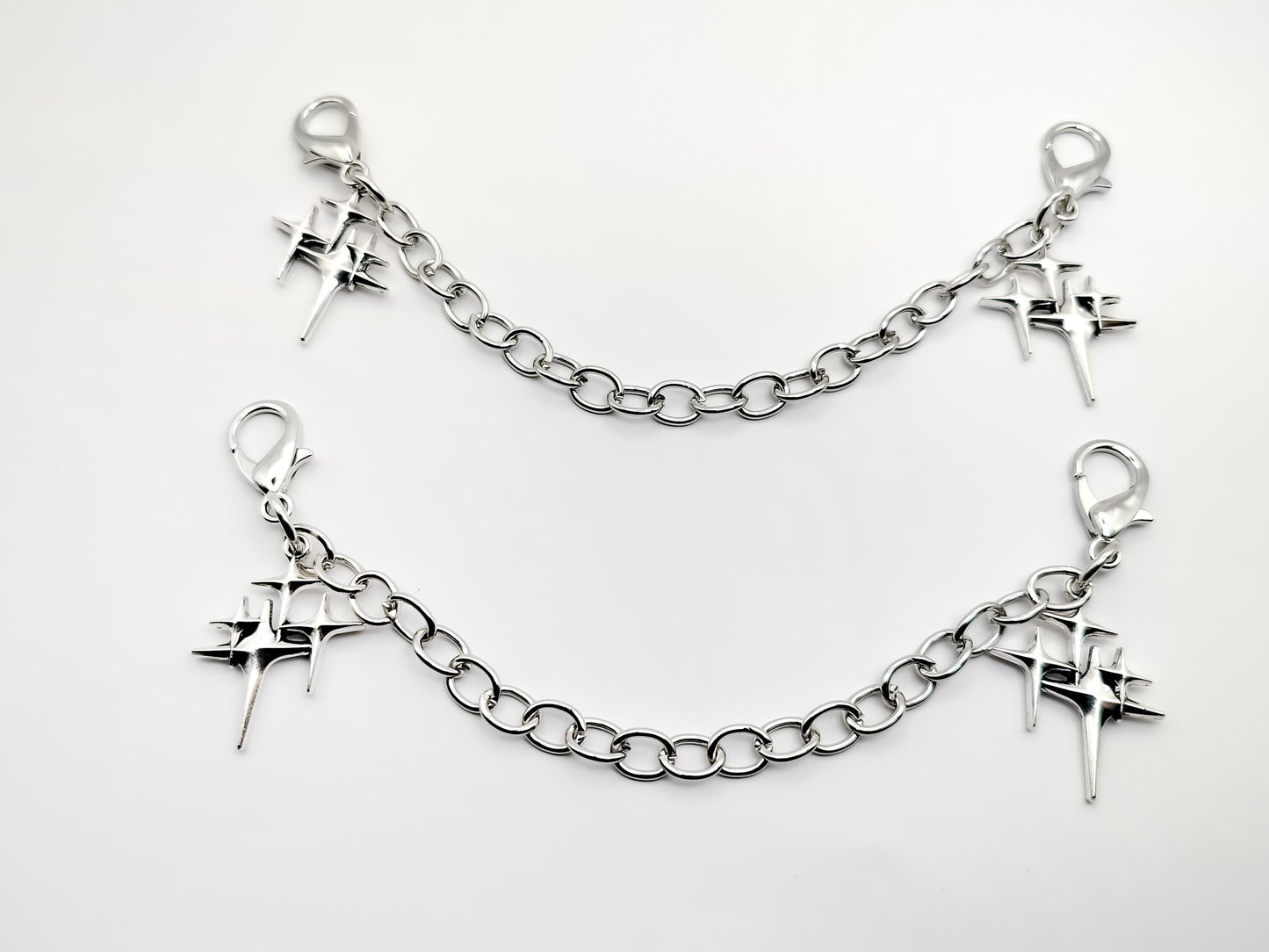 Star Pendant Shoe Chains 2pc Set