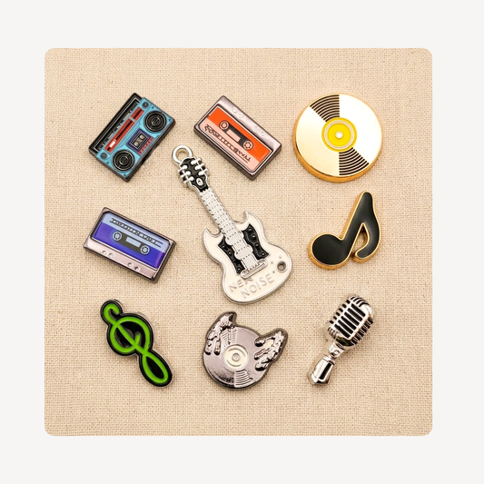 Music Clog Charm 11pc Set