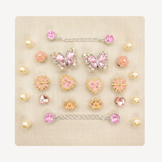 Pink Clog Charm 22pc Set