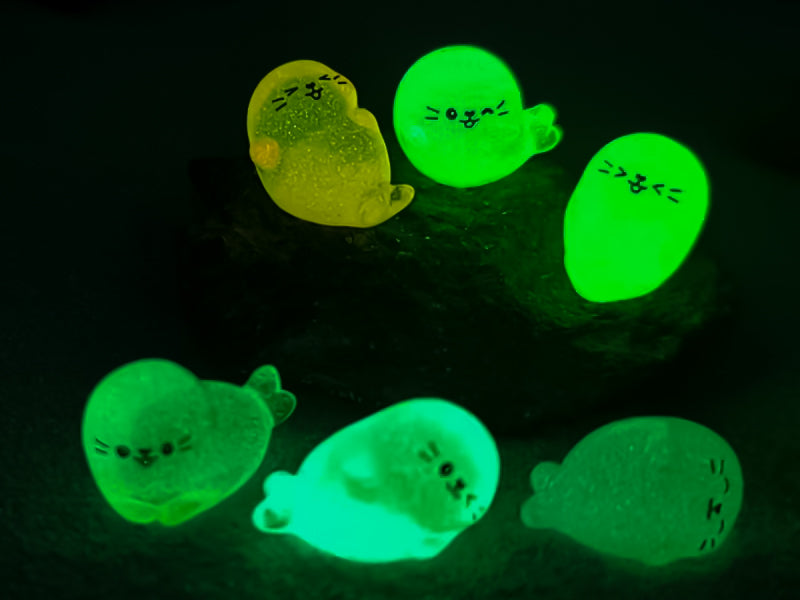 Glow In The Dark Seal Clog Charms