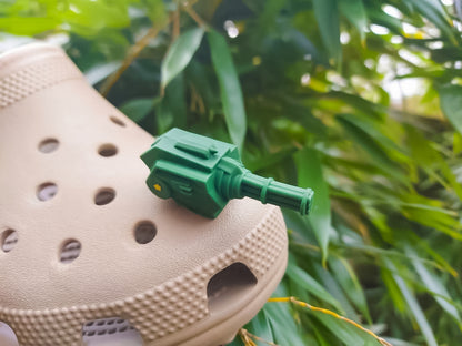 Tank Turret Clog Charms