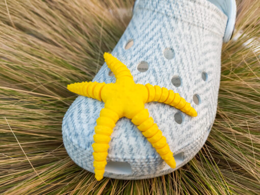 Flexi Starfish Croc Charm - Image 8