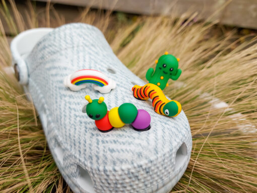 Rainbow & Nature Croc Charms