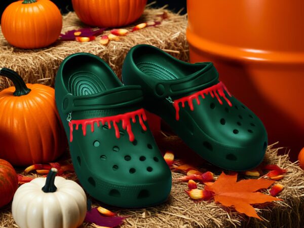 Blood Drop Croc Chains 2pc Set