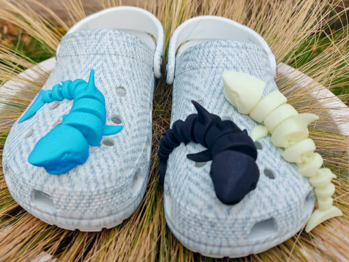 Flexi Shark Croc Charm