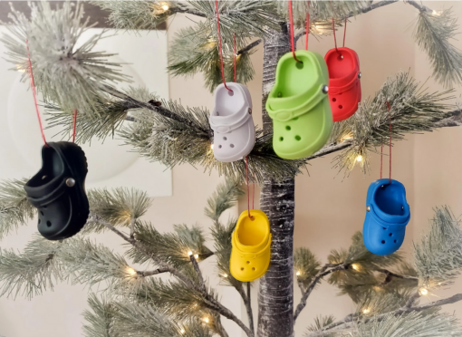 Mini Croc Christmas Ornament