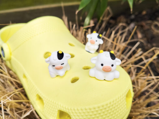 Cute Cow Croc Charms